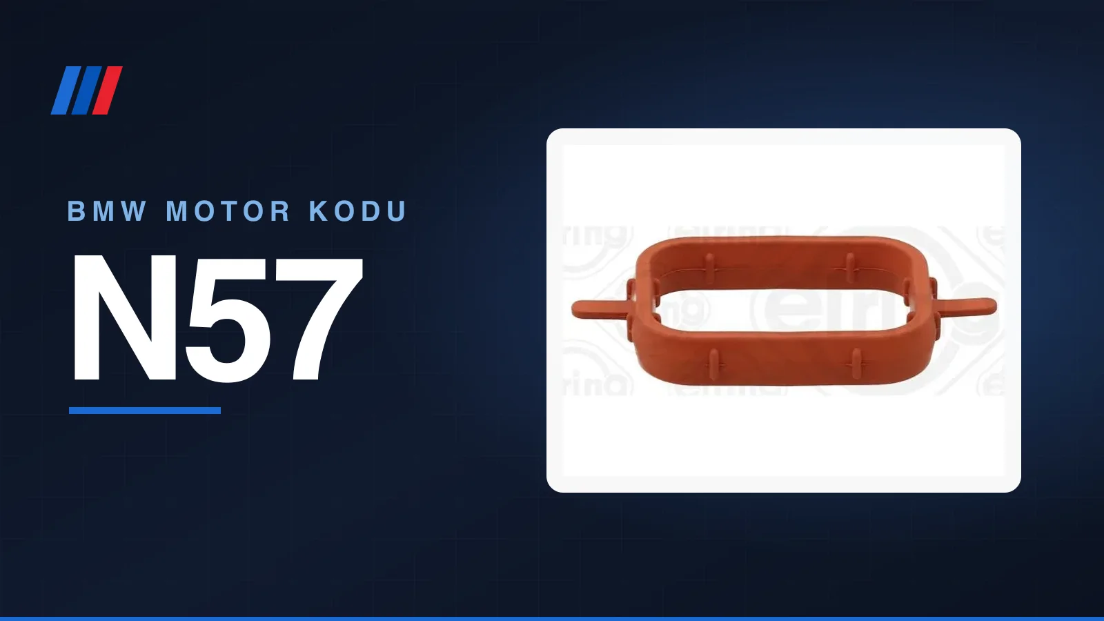 N57 dizel motor kapak görseli
